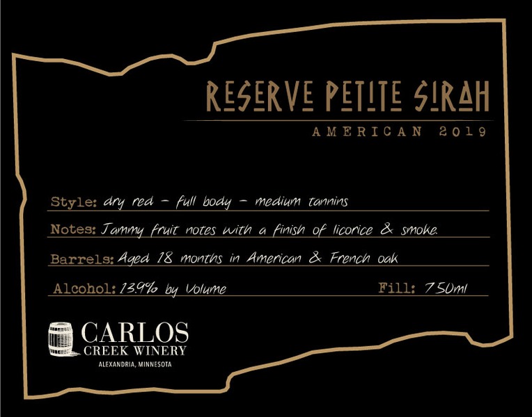 2019 Reserve Petite Sirah