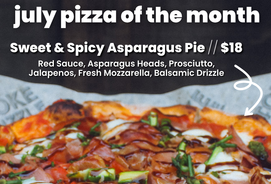 spicy and sweet asparagus pie