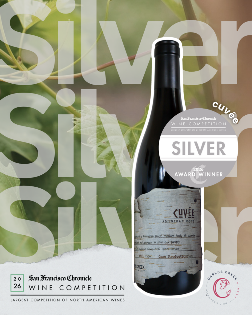Carlos Creek Winery's Cuvée wine earned a Silver medal at the 2026 San Francisco Chronicle Wine Competition.