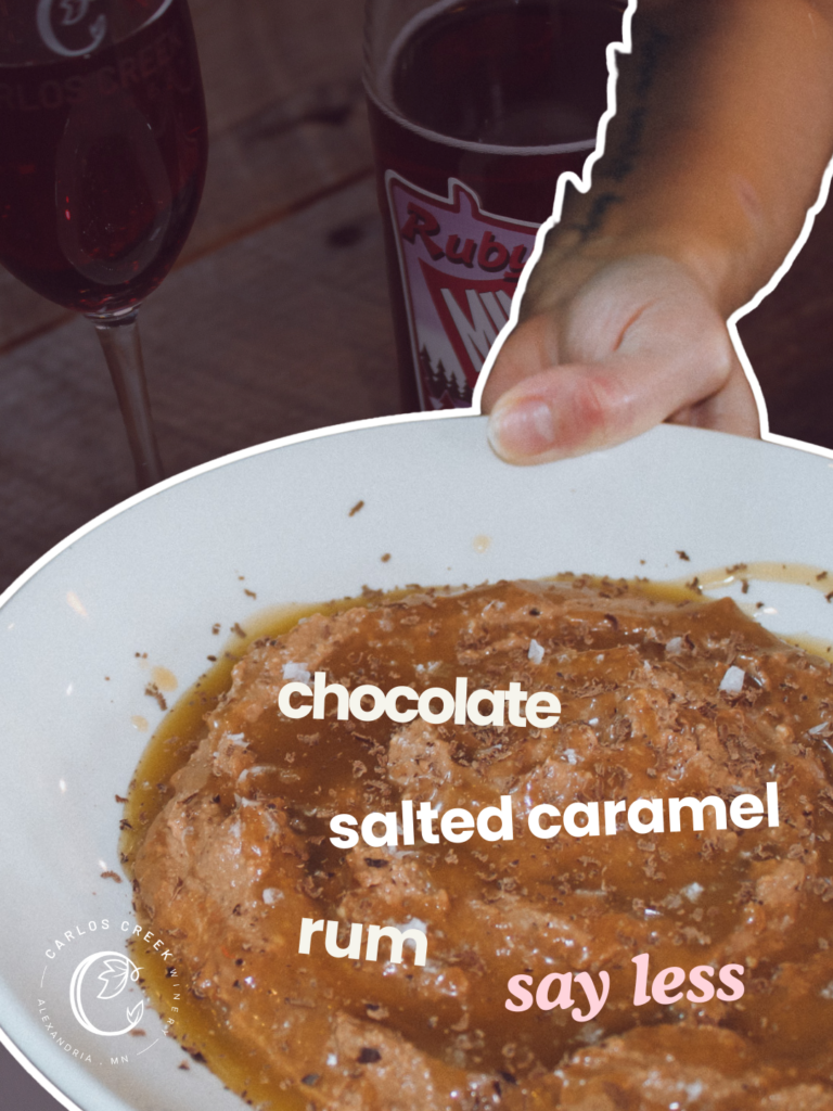 Photo of Carlos Creek's sweet whipped feta recipe.