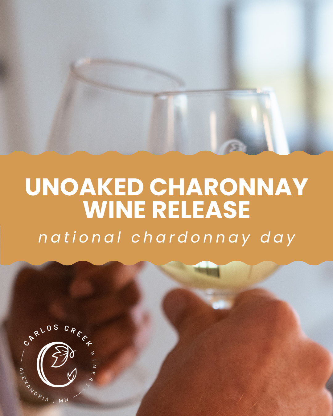 unoaked chardonnay release for national chardonnay day at carlos creek winery