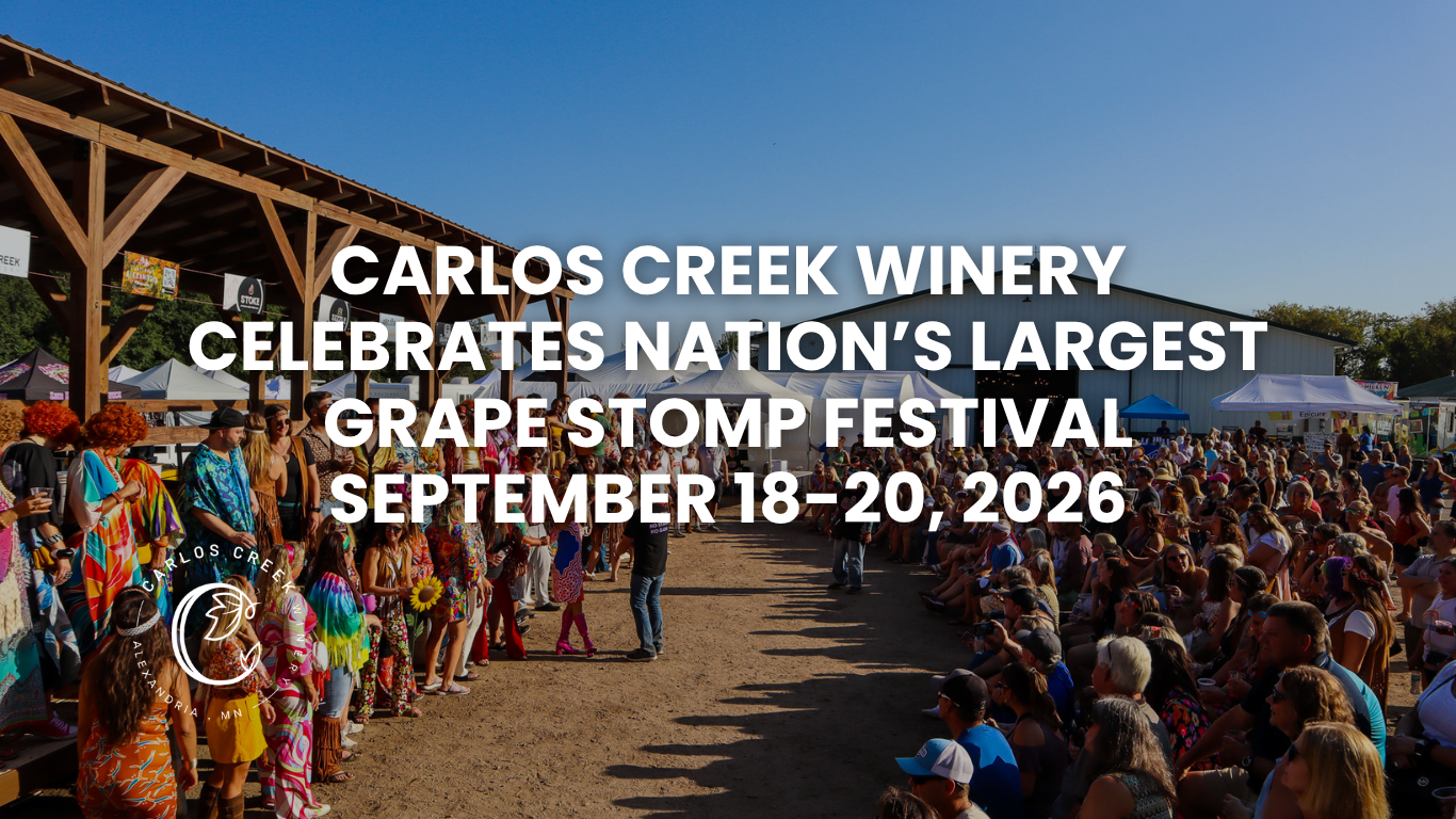 Carlos Creek Winery celebrates Nation’s Largest Grape Stomp Festival September 18-20, 2026